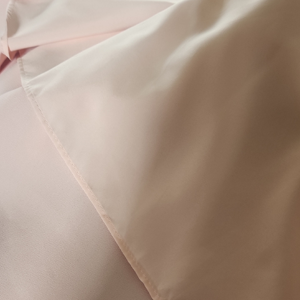 Birdy Grey One-Shoulder Blush Pink Evening Gown - Picture 4 of 5